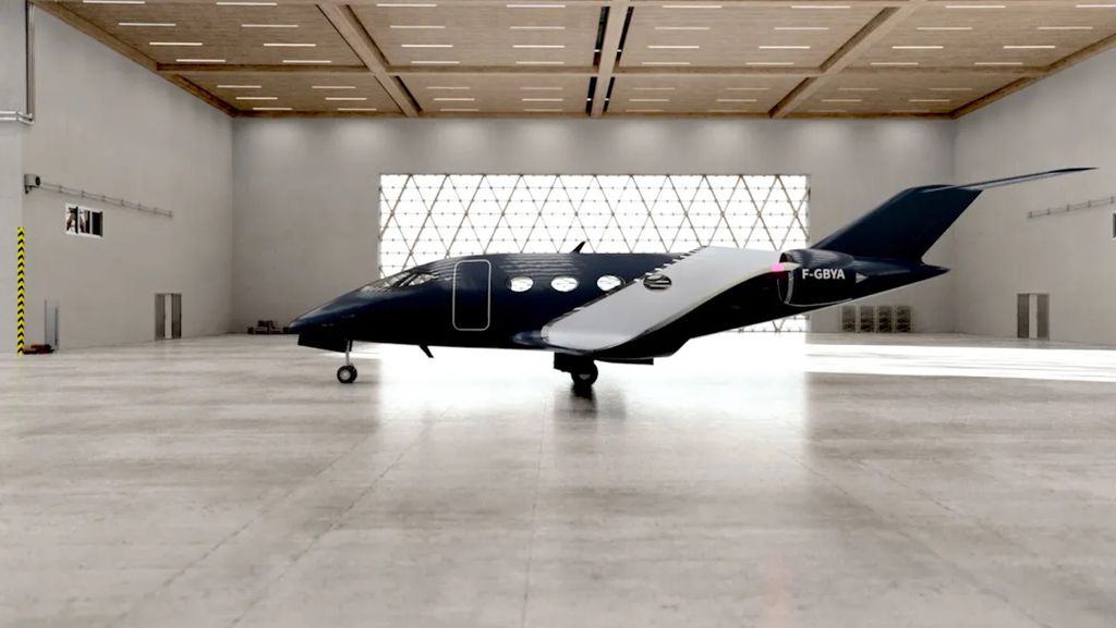 Avião movido a hidrogênio é apresentado por startup francesa