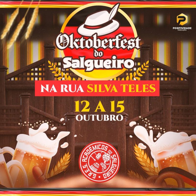 Oktoberfest do Salgueiro agita feriado na rua Silva Teles