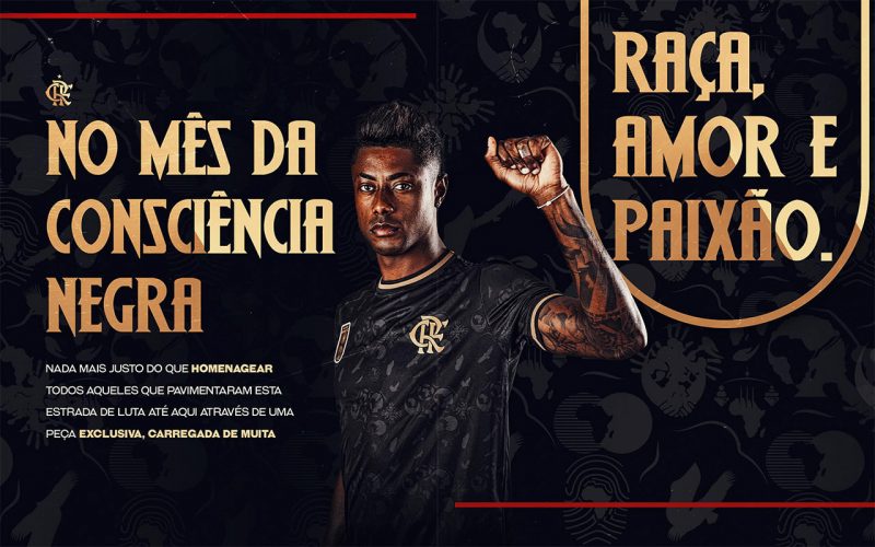 Flamengo lança camisa para o mês da Consciência Negra