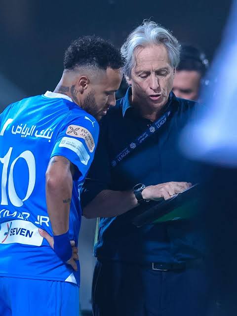 Neymar tem contrato com o Al-Hilal suspenso a pedido do técnico português Jorge Jesus