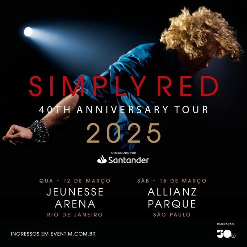 Simply Red faz 40 anos e 30e traz turnê comemorativa para o Brasil