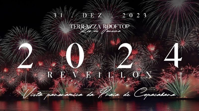 Réveillon Terrazza Rooftop Rio 2024 em Copacabana