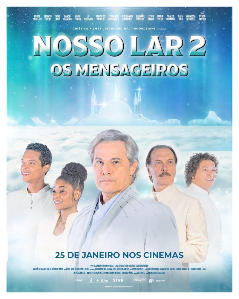 ‘Nosso Lar 2 – Os Mensageiros’ estreia hoje em mais de 725 cinemas em todo o Brasil