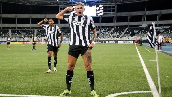 Botafogo atropela o Aurora pela pré-Libertadores