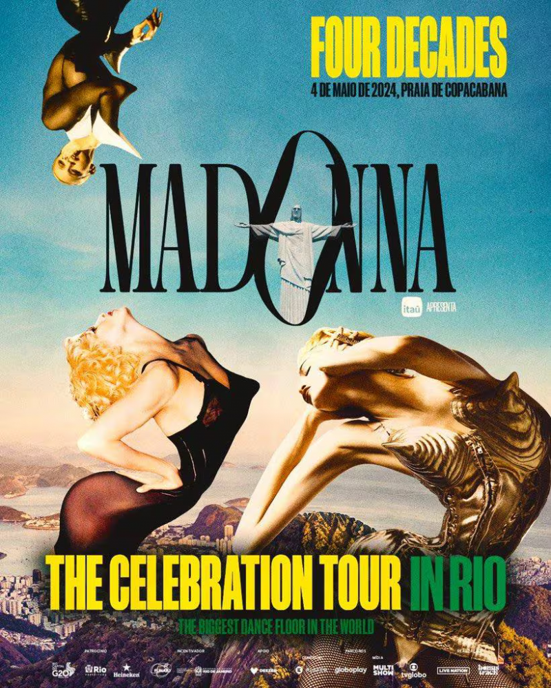 Produção confirma detalhes do show de Madonna no Rio de Janeiro