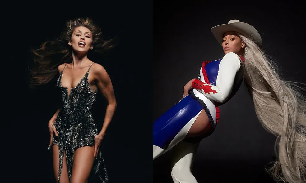 Miley Cyrus agradece Beyoncé por parceria em ‘Cowboy Carter’