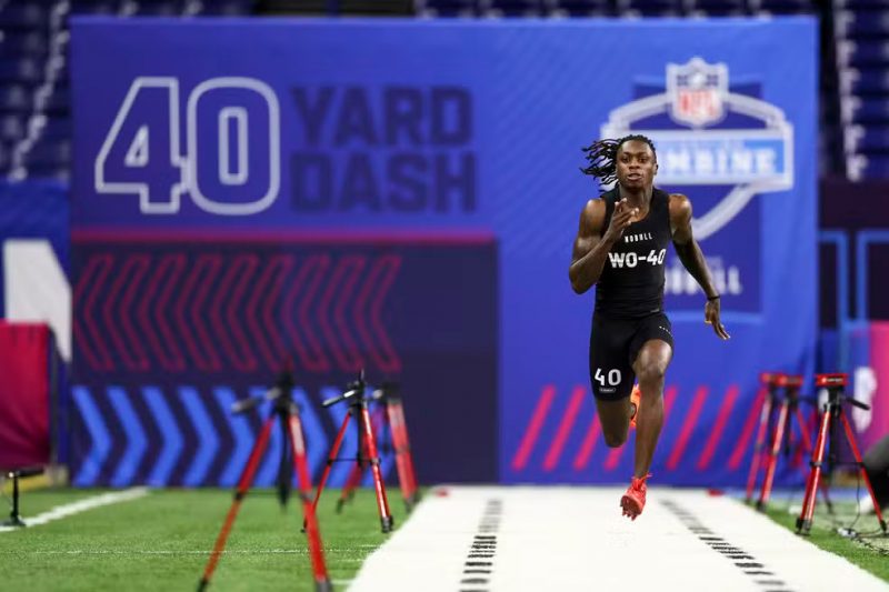 Jovem supera até Bolt e bate recorde de velocidade antes de draft da NFL