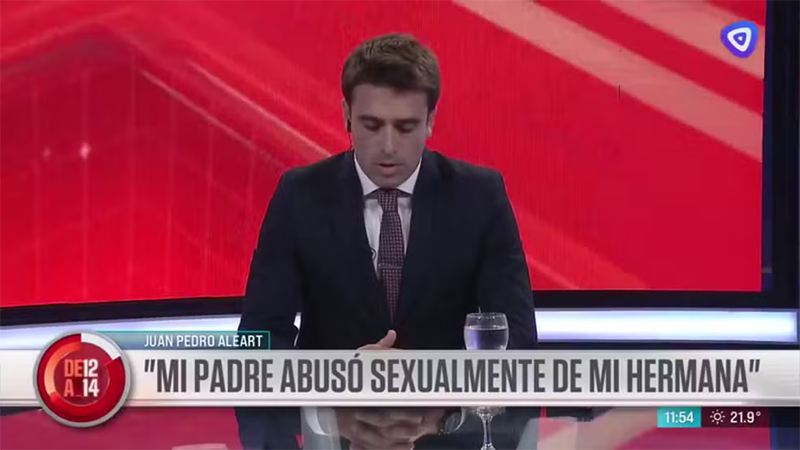 Jornalista argentino acusa pai de abuso sexual ao vivo na TV