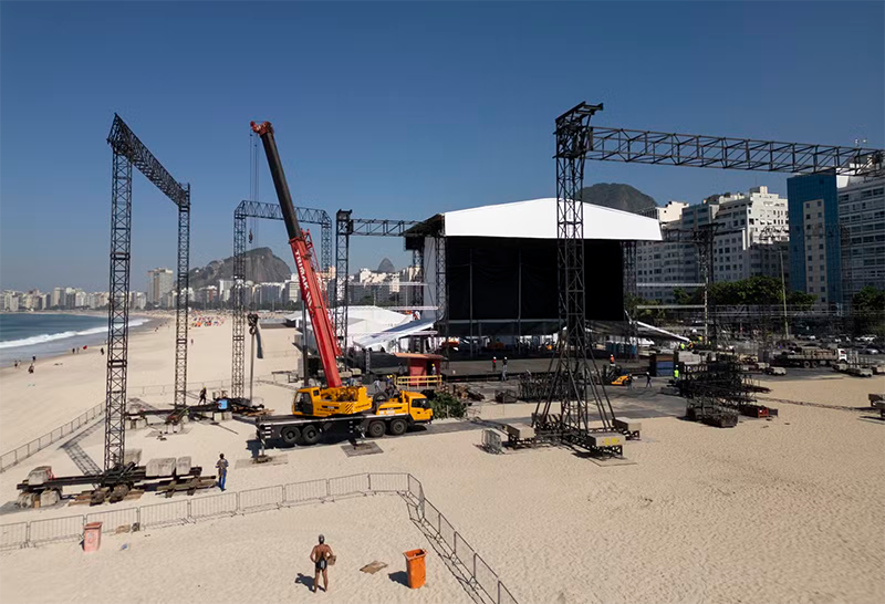 Madonna fará dois ensaios em Copacabana antes do show no dia 04