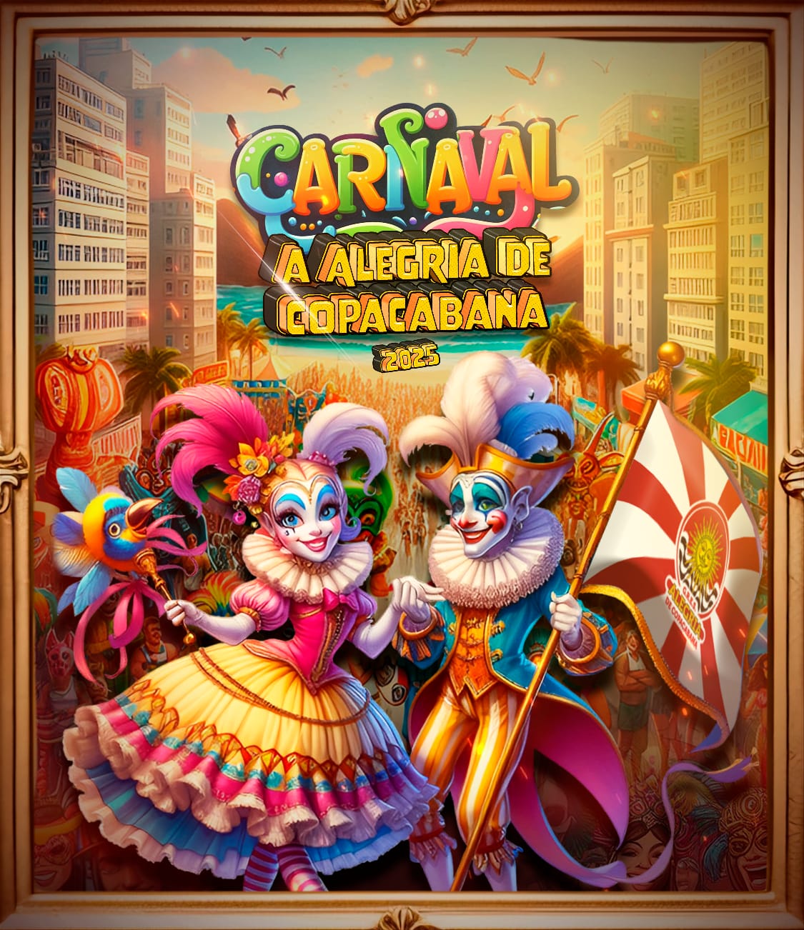 Alegria de Copacabana Divulga Sinopse do Enredo para o Carnaval 2025