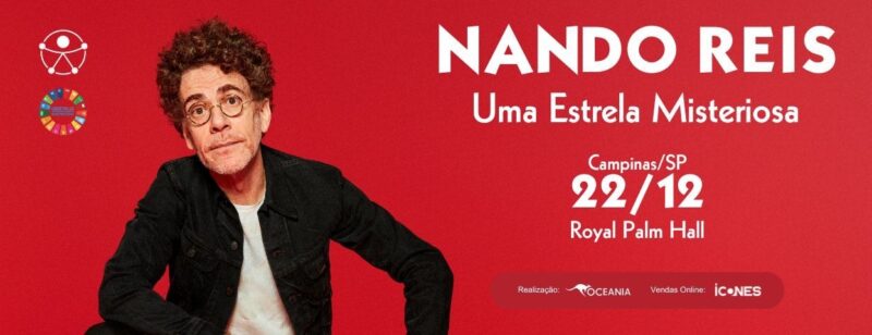 Nando Reis se apresenta em Campinas no Royal Palm Hall