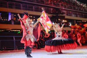 União do Parque Acari renova primeiro casal de mestre-sala e porta-bandeira