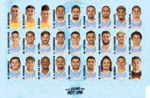 Uruguai anuncia relacionados para Copa do Mundo com oito jogadores que atuam no Brasil