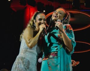 Luciana Mello brilha ao lado de Ivete Sangalo no Projeto Clareou em Florianópolis