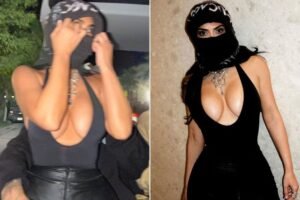Kim Kardashian demonstra afeto discreto com Lewis Hamilton no Coachella
