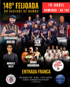 149ª Feijoada do Cacique de Ramos acontece no próximo domingo