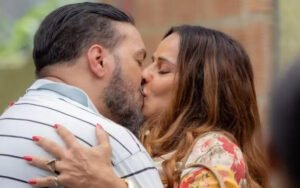 Viviane Araújo elogia Belo durante as gravações de novela da Globo