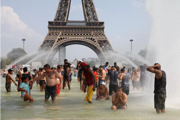 A Europa está fritando e ainda nem chegou o verão!