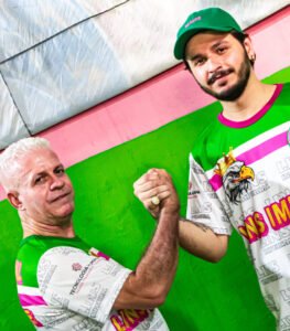 Agnaldo Corrêa e Lucas Abelha formam dupla de carnavalescos da Lins Imperial