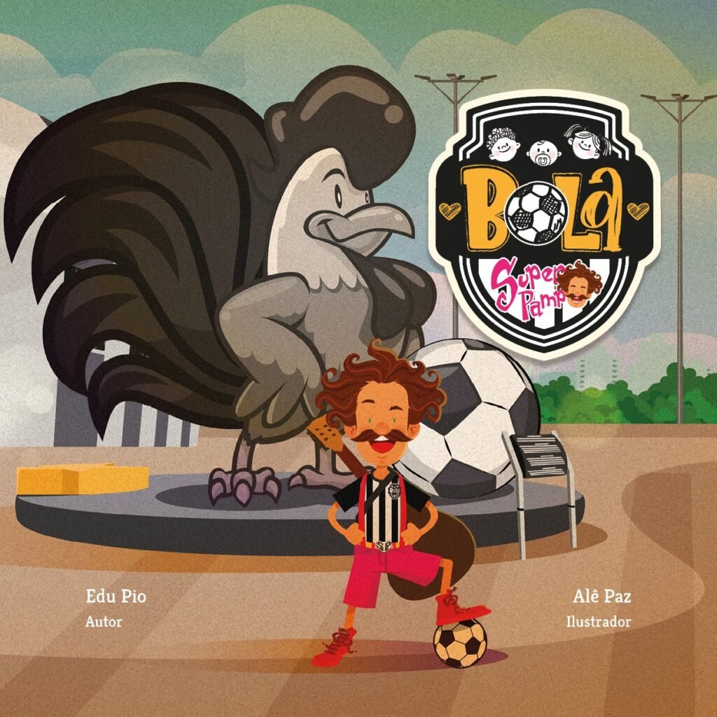 Edu Pio lança livro-álbum infantil “Bola”, inspirado na paixão pelo futebol e pelo Galo