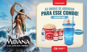 Cinemark abre pré-venda de copo colecionável de ‘Moana’