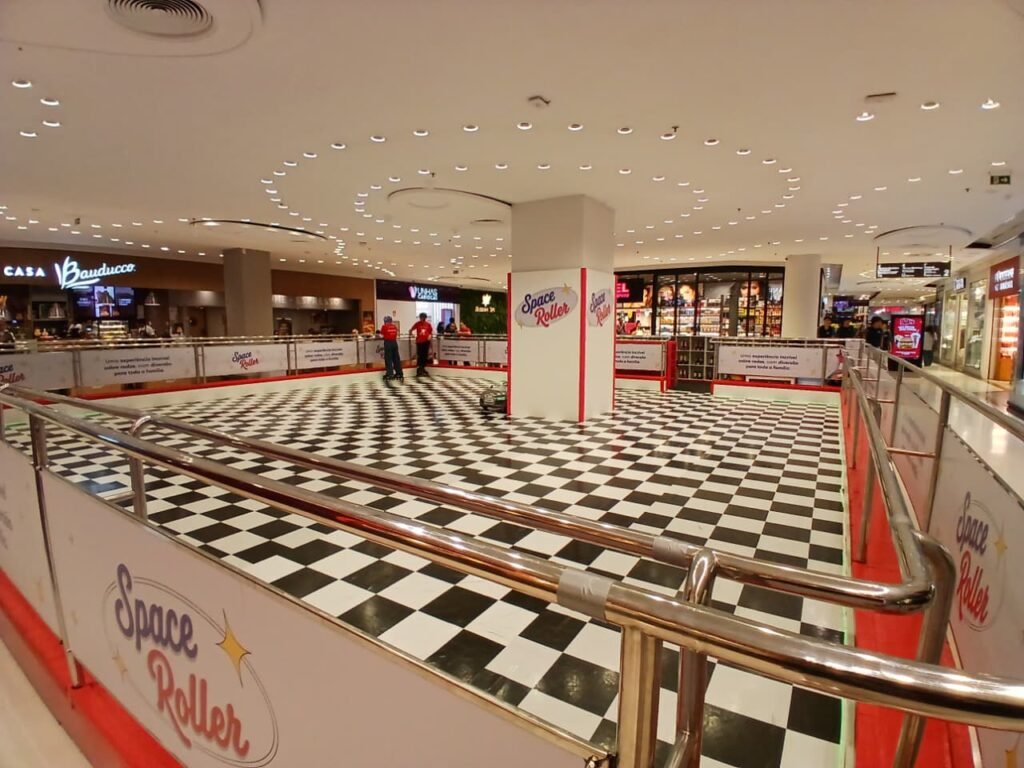 Botafogo Praia Shopping recebe pista de patinação Space Roller