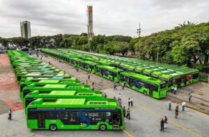 Ônibus elétricos têm crescimento de 92,5% no 1º semestre de 2026