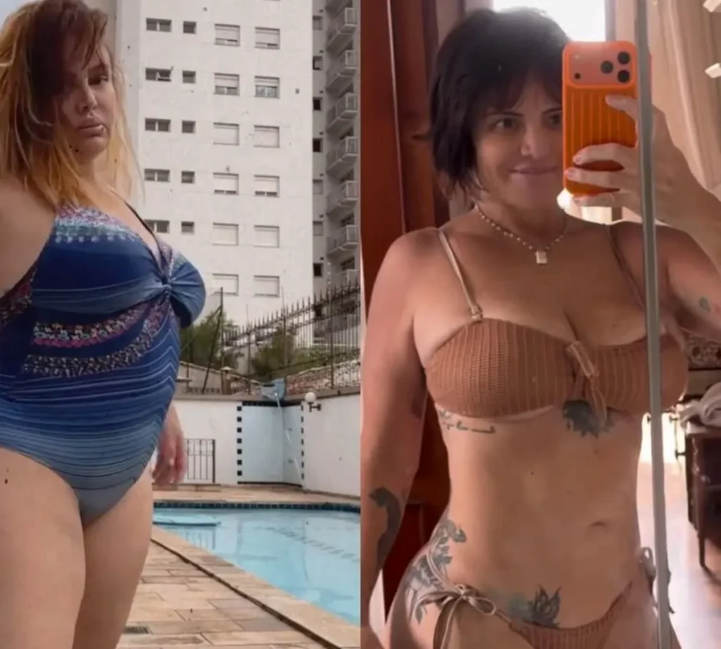 Lembram dela? Valentina Francavilla mostra o antes e o depois após perder 45kg